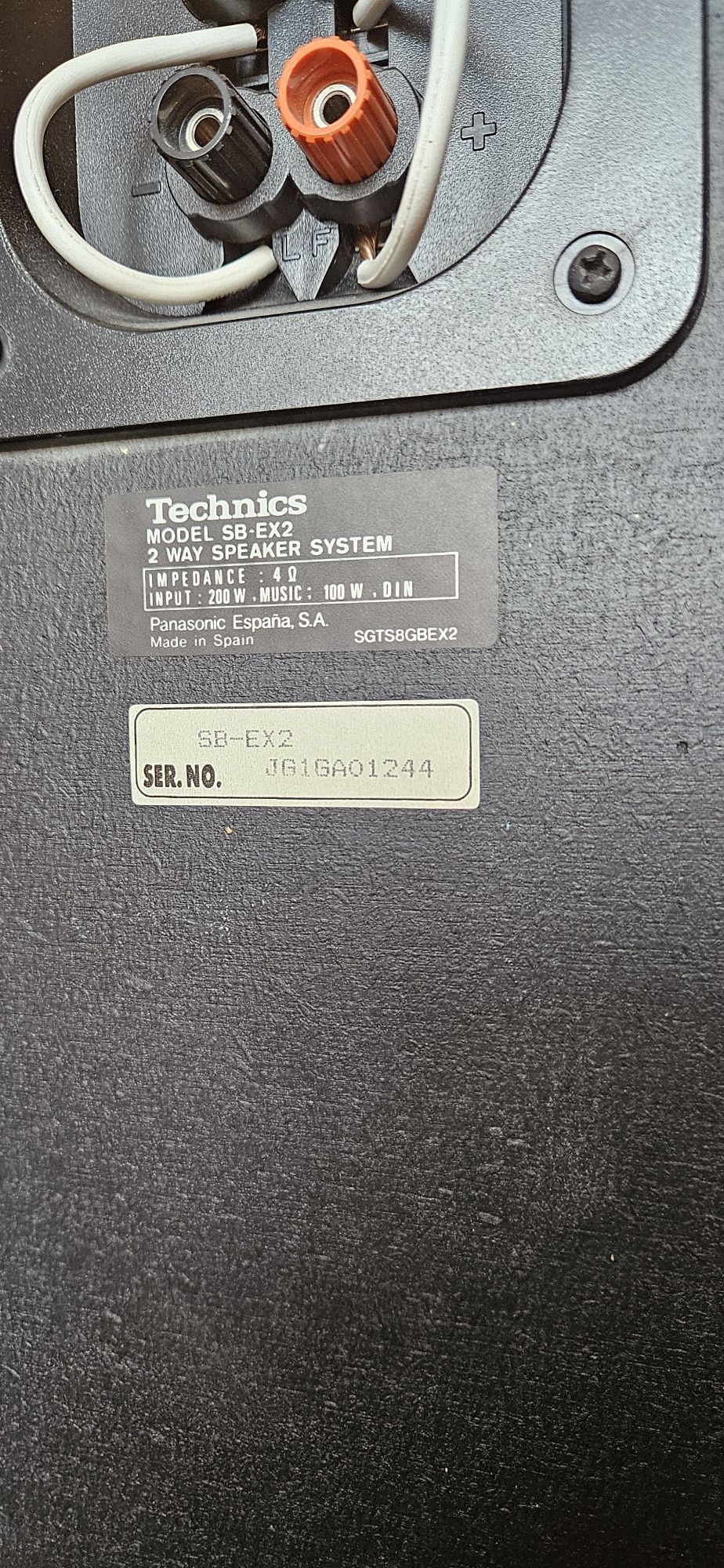 Zestaw Technics SB EX2 i wzmacniacz technics SA R210L