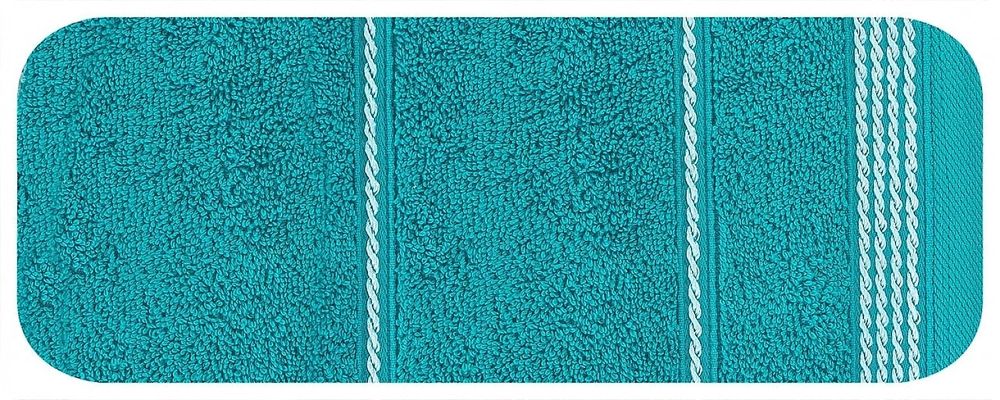 Ręcznik Kąpielowy 50x90 Bawełniany Frotte Mira 08/500 g/m2 Turkusowy