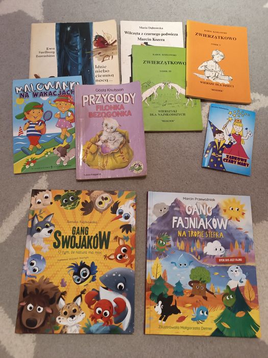 Książki dla dzieci "Gang swojaków" "Gang Fajniaków" i inne