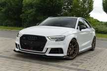 Audi S3 Stage 1- 360km/470nm, wydech custom, zawieszenie gwint , maxton, motec