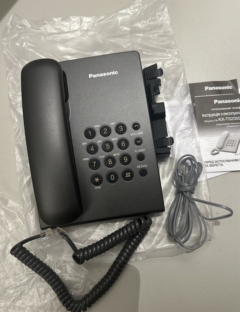 Стаціонарний телефон Panasonic kx-ts2350ua