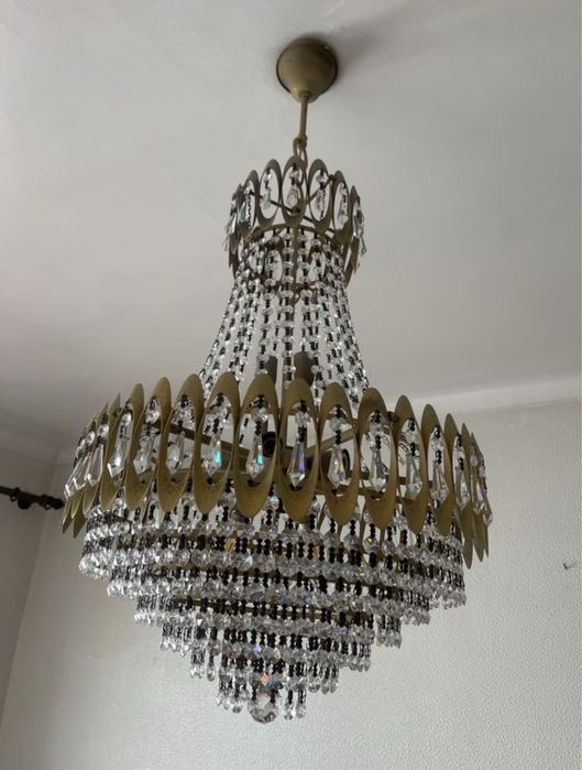 Candeeiros de cristal de teto