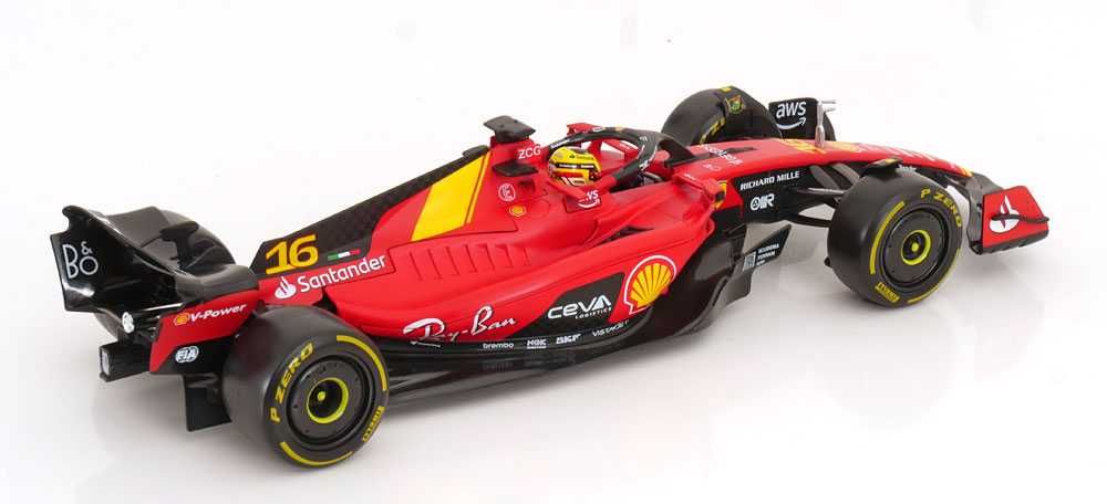 Burago 1/18 - Ferrari SF-23 Charles Leclerc #16 Monza GP 2023
