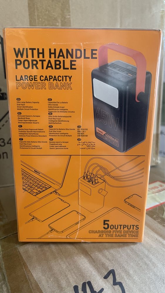 Павербанк для ноутбука Hoco j110a 60000mAh 65W
