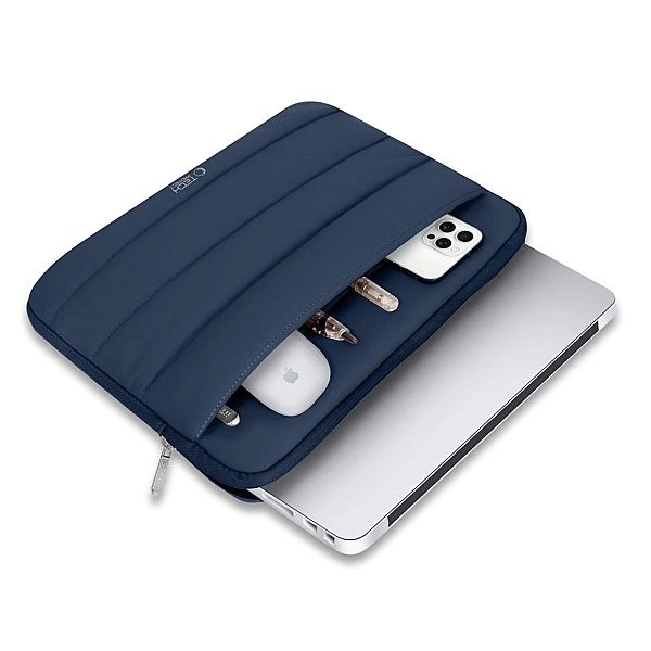 Torba Tech-Protett Fluffy na laptopa 15-16 - granatowa