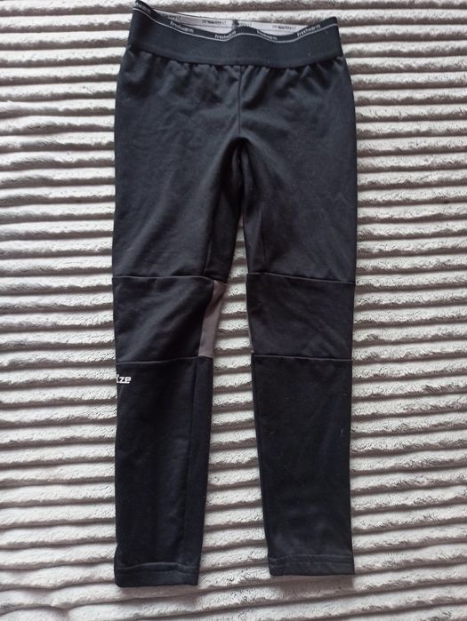 Spodnie leginsy, czarne, sportowe, rozmiar 122-128