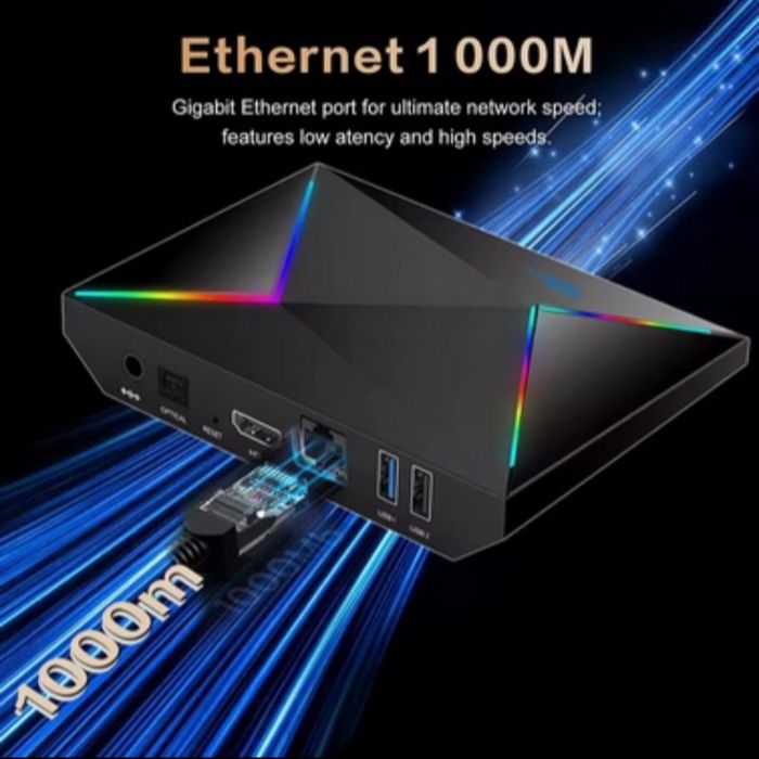 Dekoder tv box JANM android wifi Bluetooth  ULTRA HD 8K 4G