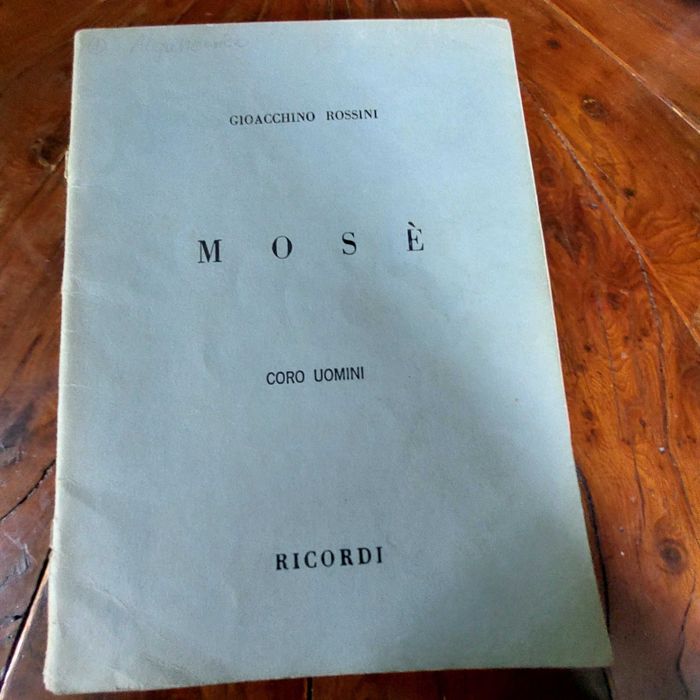 Nuty. Mojżesz.  Rossini