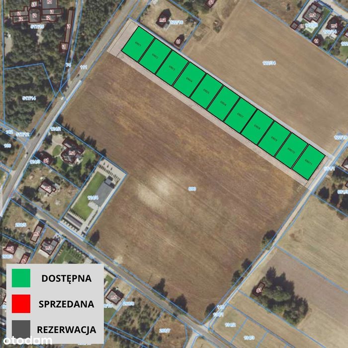 Atrakcyjne działki budowlane położone w spokojnej okolicy Piotrowic
