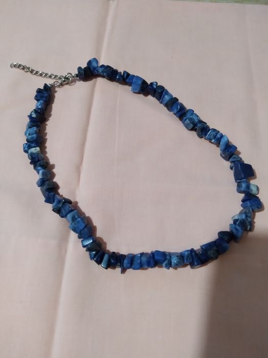 Бусы колье натуральный лазурит намисто лазурит