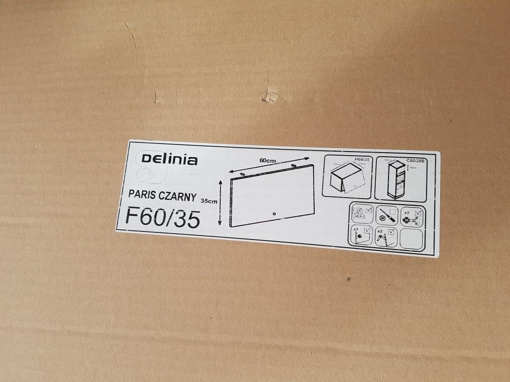 Nowe fronty szafek kuchennych Delinia białe czarne venge