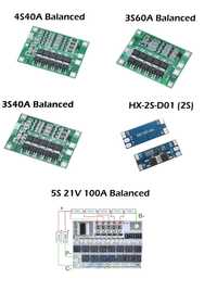 Плата защиты BMS 2S, 3S, 4S, 5S Balance