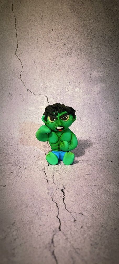 Hulk Avengers z masy cukrowej