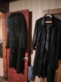 Продаём женскую дублёнку и и женское пальто чёрного цвета в идеальном