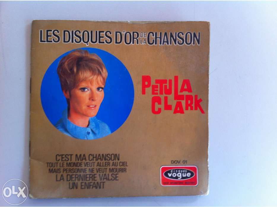 Petula clark - c`est ma chanson, disco vinil single 45 rpm