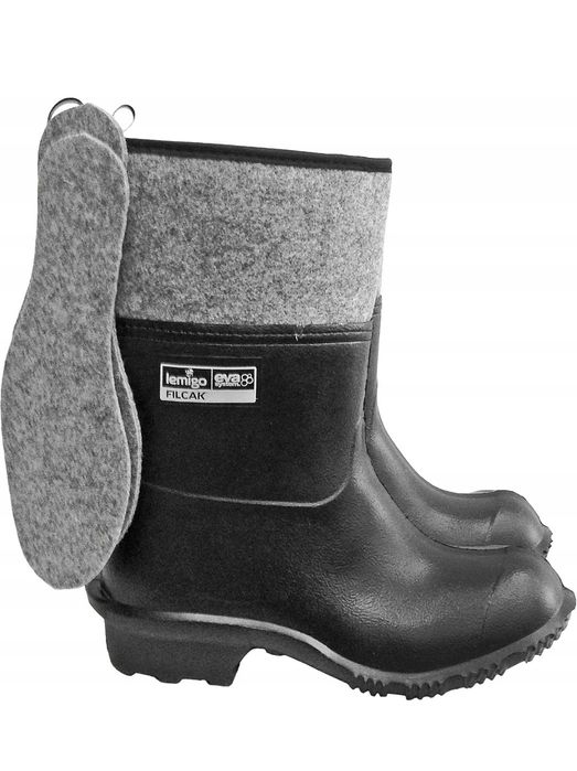 Kalosze Piankofilce Lekkie Piankowe Ocieplane Polskie Lemigo 44