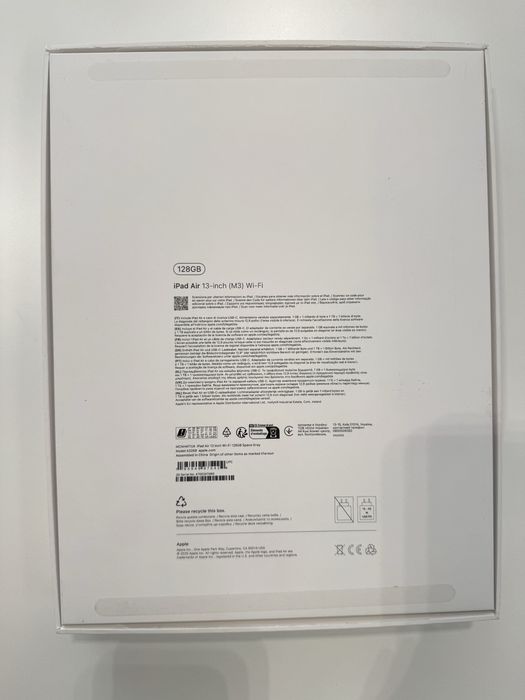 Ipad Air 13 (M3) Wi-Fi GARANTIA