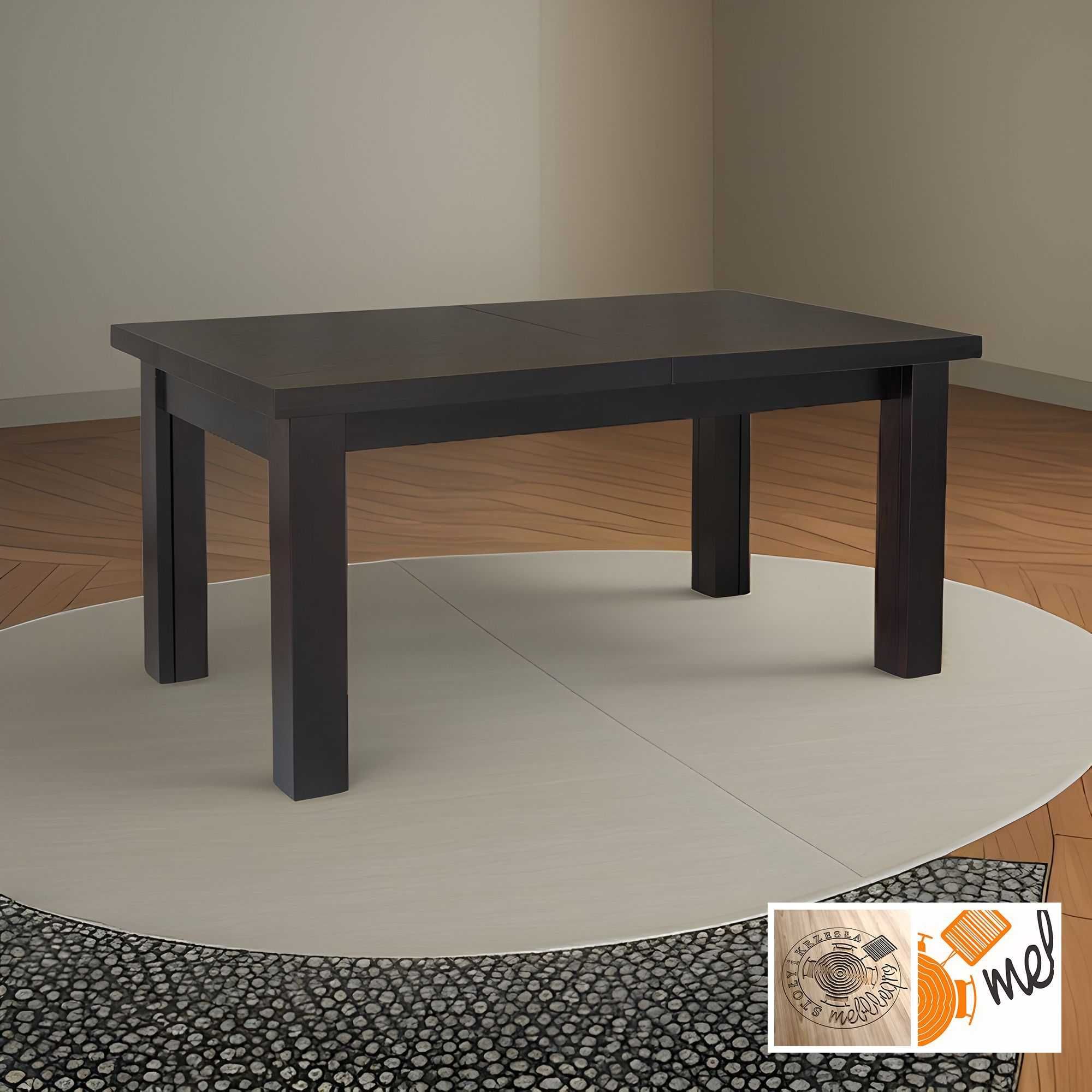 Piękny Klasyczny Drewniany Stół S10 Prosty Rozkładany 8 Nóg  160x90cm
