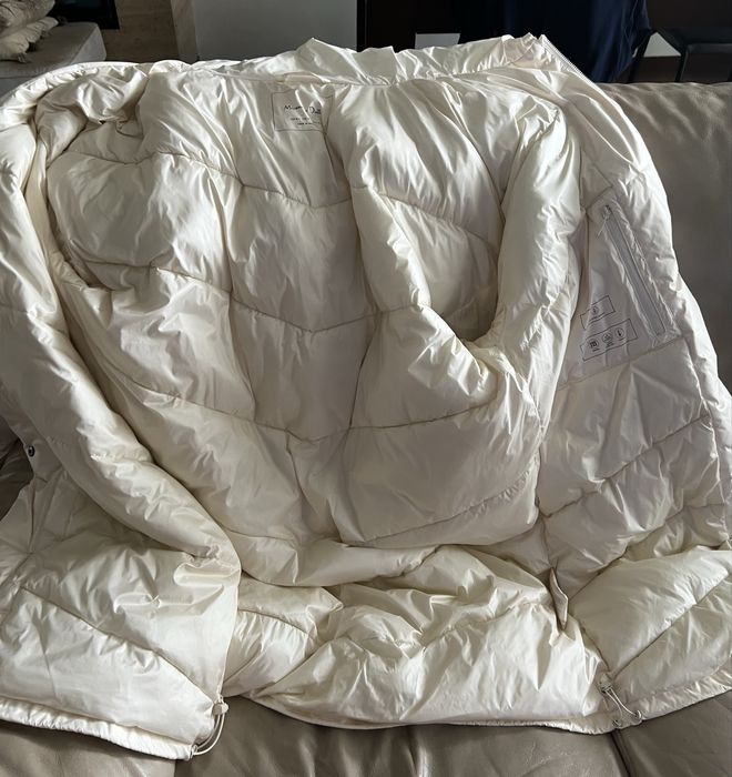 Massimo Dutti kurtka parka płaszcz prochowiec M L puchowa L