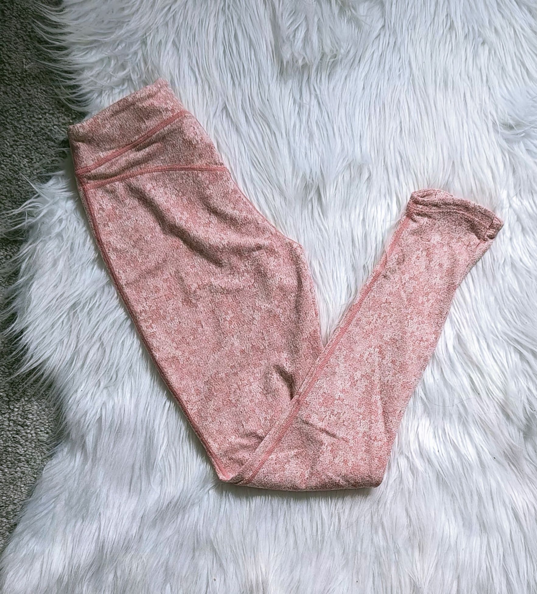 Legginsy sportowe z wysokim stanem Fleur Texture Gymshark rozmiar xs