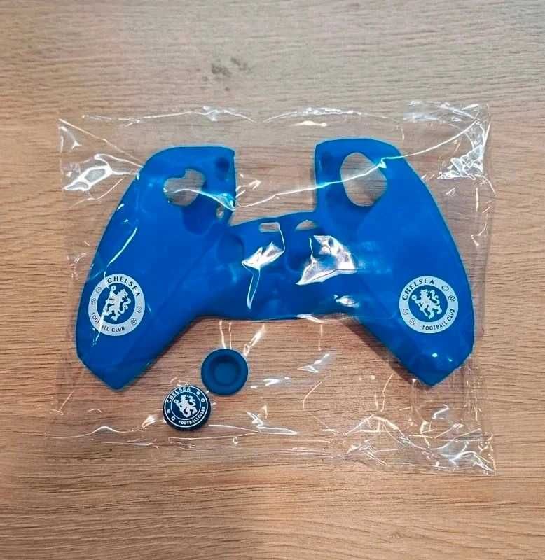 Silikonowe etui antypoślizgowe pad kontroler Playstation Chelsea FC