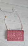 Michael Kors Torebka crossbody różowa, złoty łańcuszek