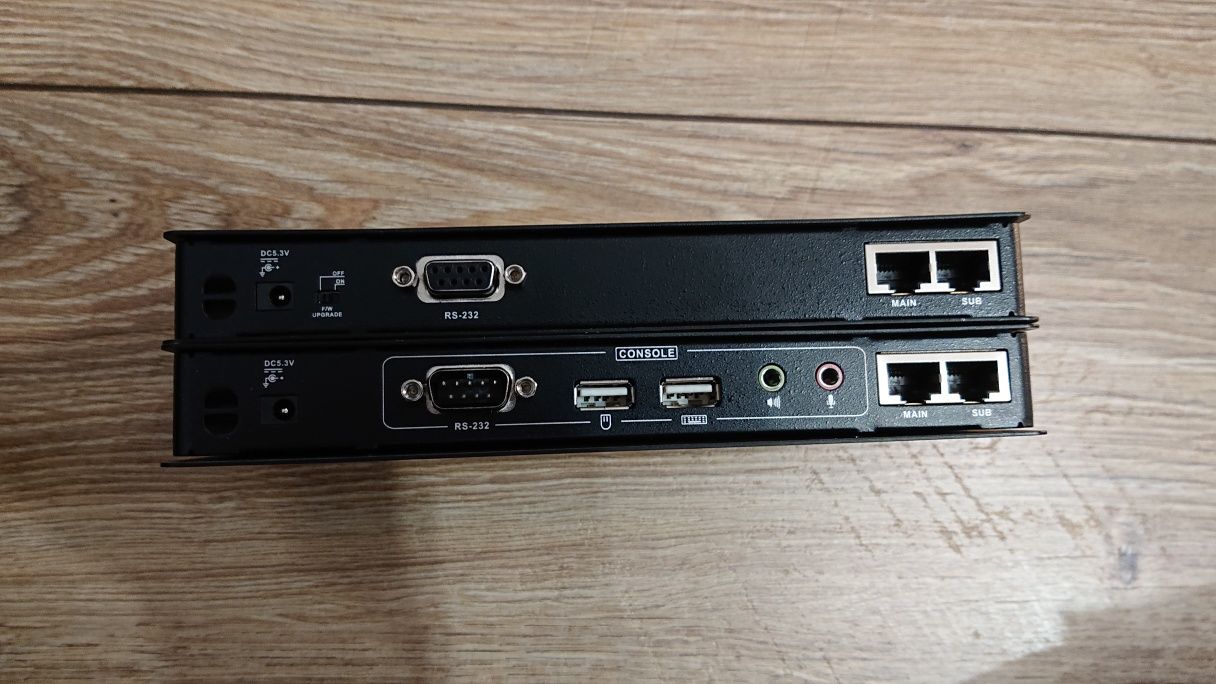 Przedłużacz/Extender KVM ATEN Dual View DVI/USB/AUDIO CE604, 60m