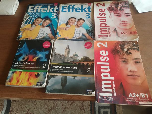 Impulse 2 podręcznik i ćwiczenia , historia, efekt 3,chemia
