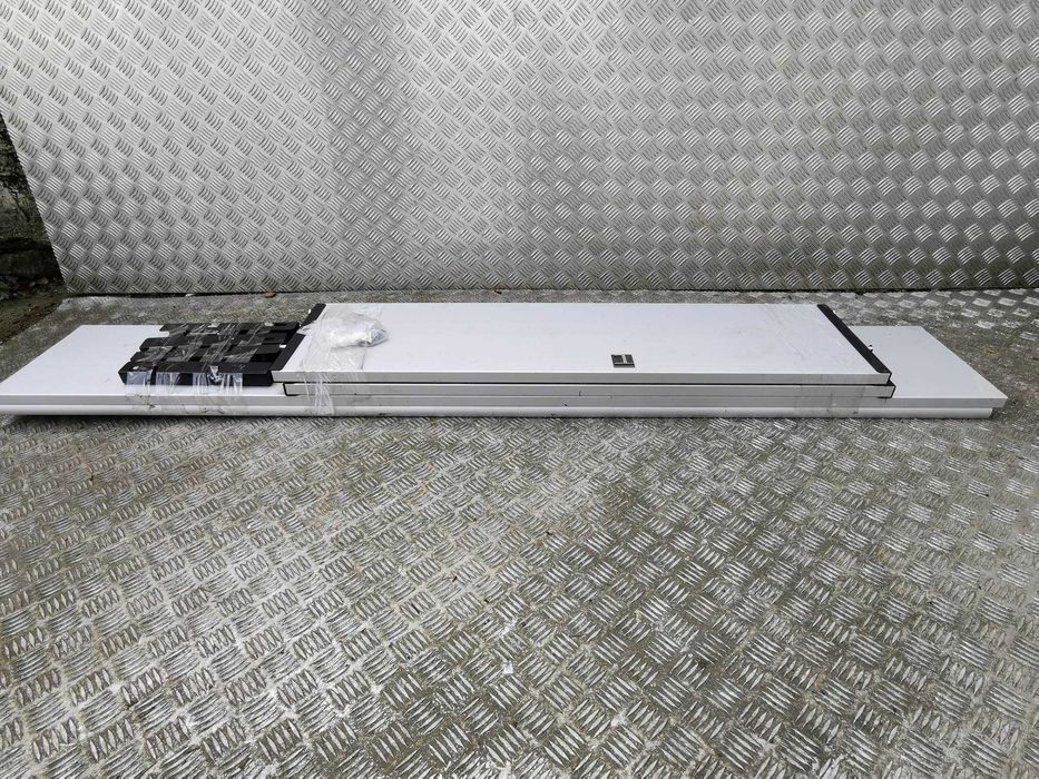 Burty Aluminiowe Komplet 195x30 + zapięcia