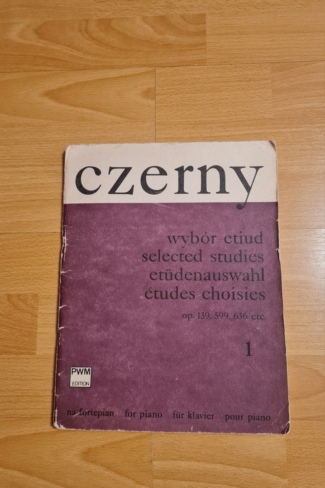 Nuty CZERNY Wybór Etiud na fortepian op.139,599,636 etc.