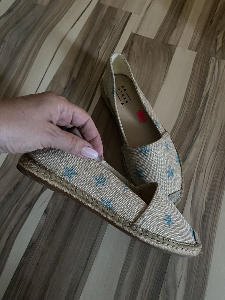 Женские мокасины эспадрильи