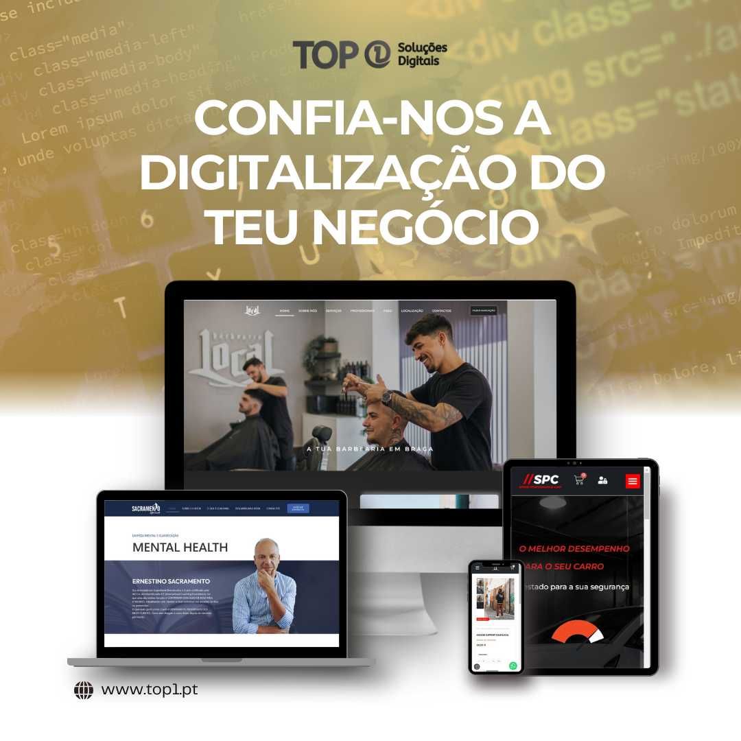 Sites - Lojas Online - Marketing Digital - Aplicação Móvel