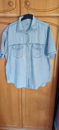 Bluzka  damska koszulowa dżinsowa r50