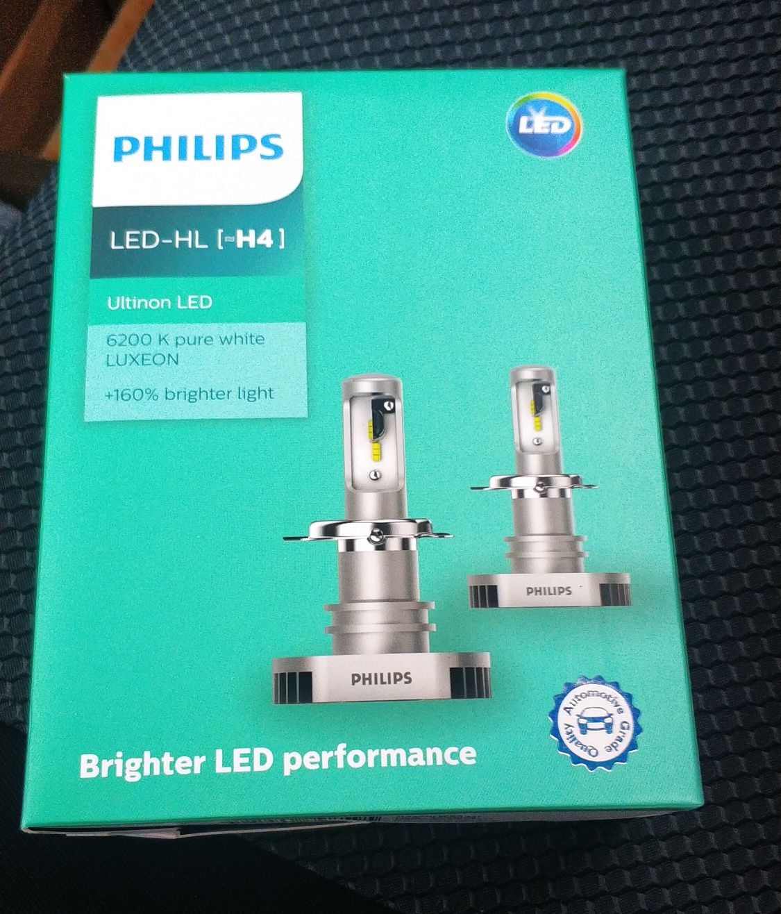 Лампы светодиодные Philips H4 Ultinon Led +160% (11342ULWX2)