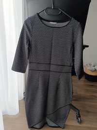 Sukienka czarno-biała, rękaw 3/4, Orsay, rozmiar 36