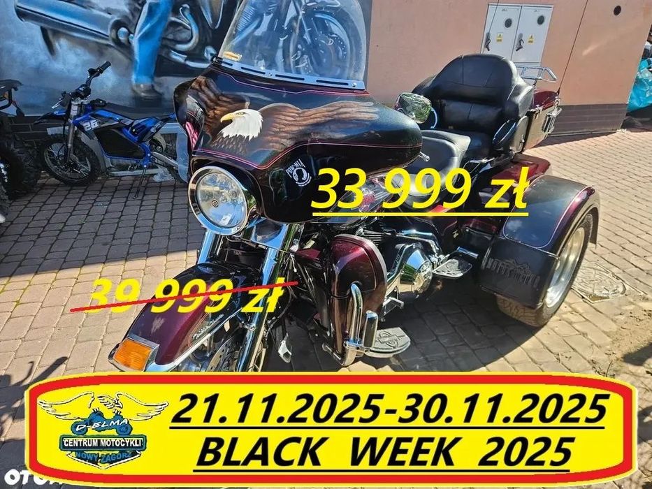 Harley-Davidson FLH Electra Glide FLHTCUI Trike Trajka ELECTRA GLIDE Softail Haritage Dyna Dyna Springer