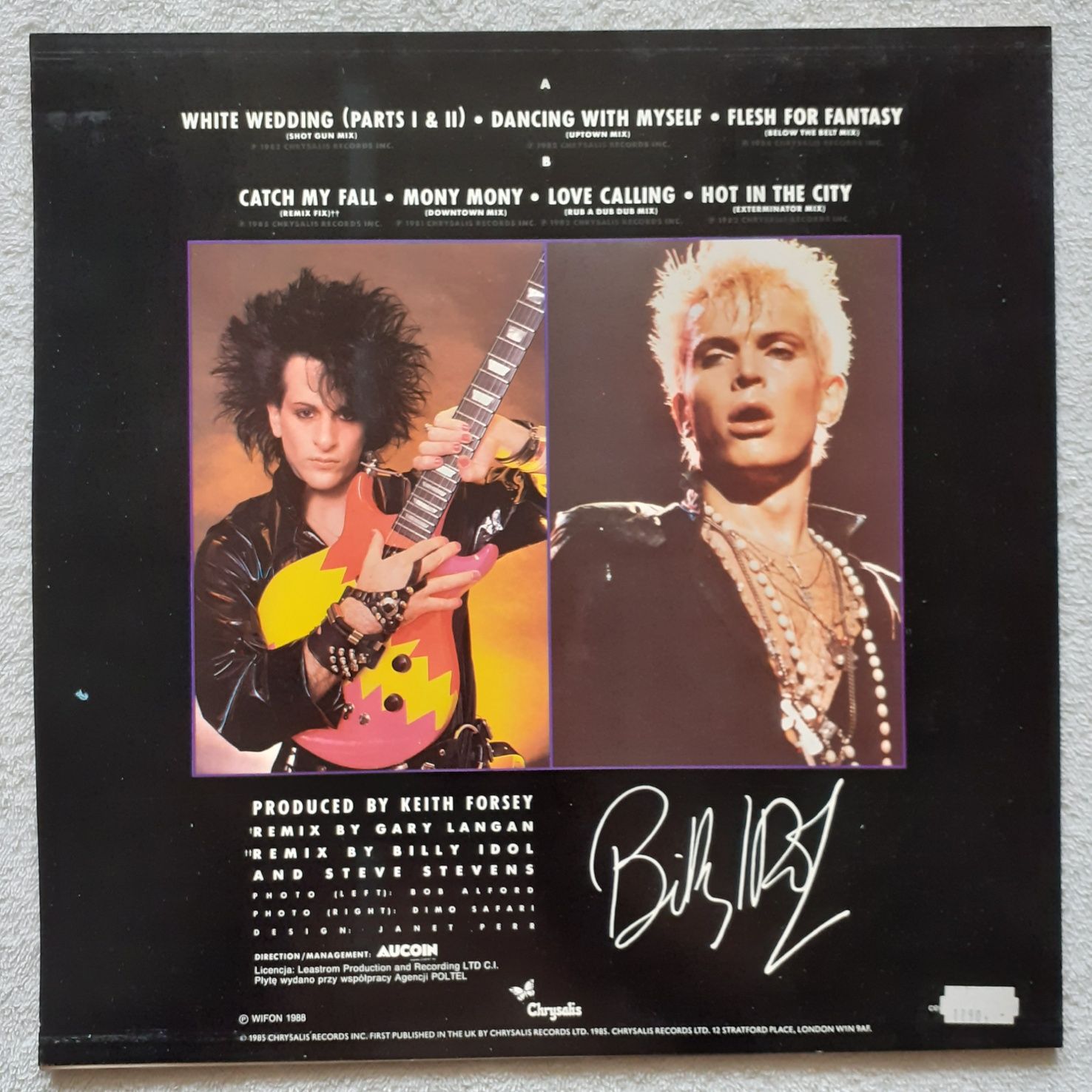 Billy Idol ‎– Vital Idol (Vinyl)