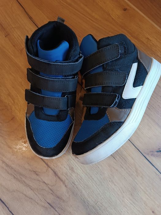 Buty jesienne zimowe na rzepy za kostkę przejściowe 32