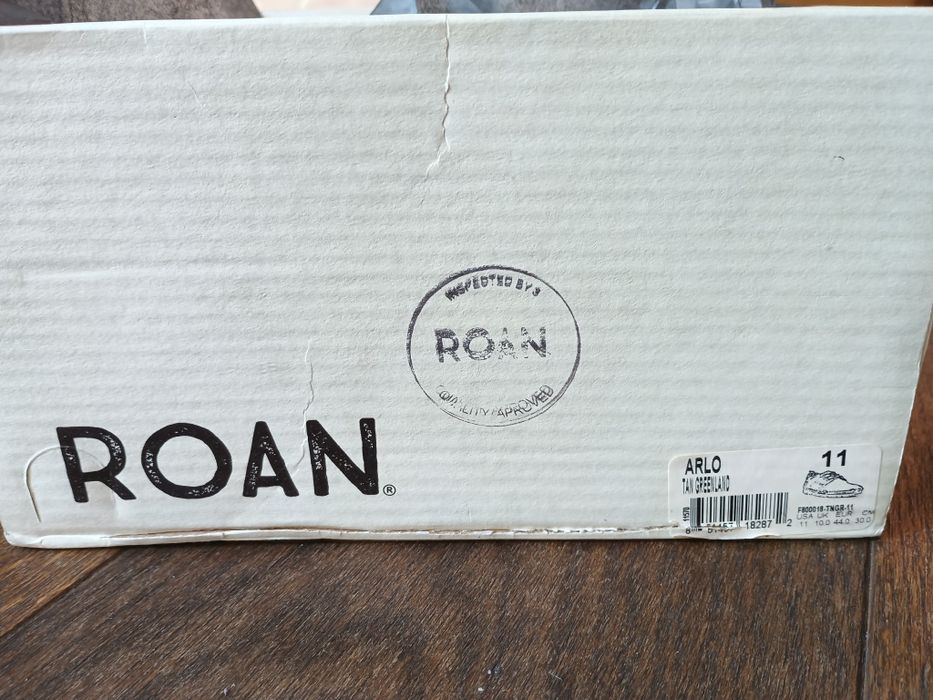 Туфли мужские кожа ROAN made in USA 44 Euro