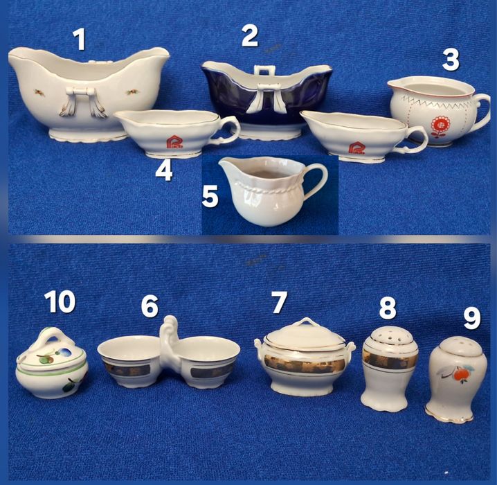 Соусник кобальт Коростень спецовники солонка горчичница