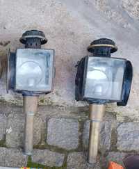 Lanternas de carroça antigas