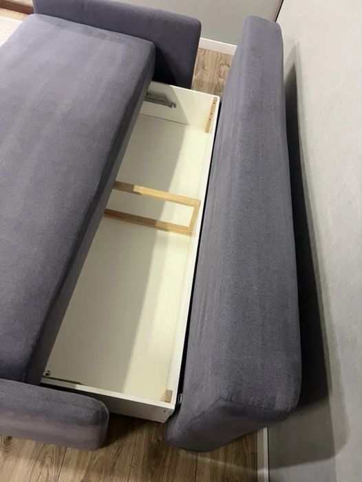 Kanapa rozkładana z poduszkami sofa • Wyprana • Dostawa okazja !!!