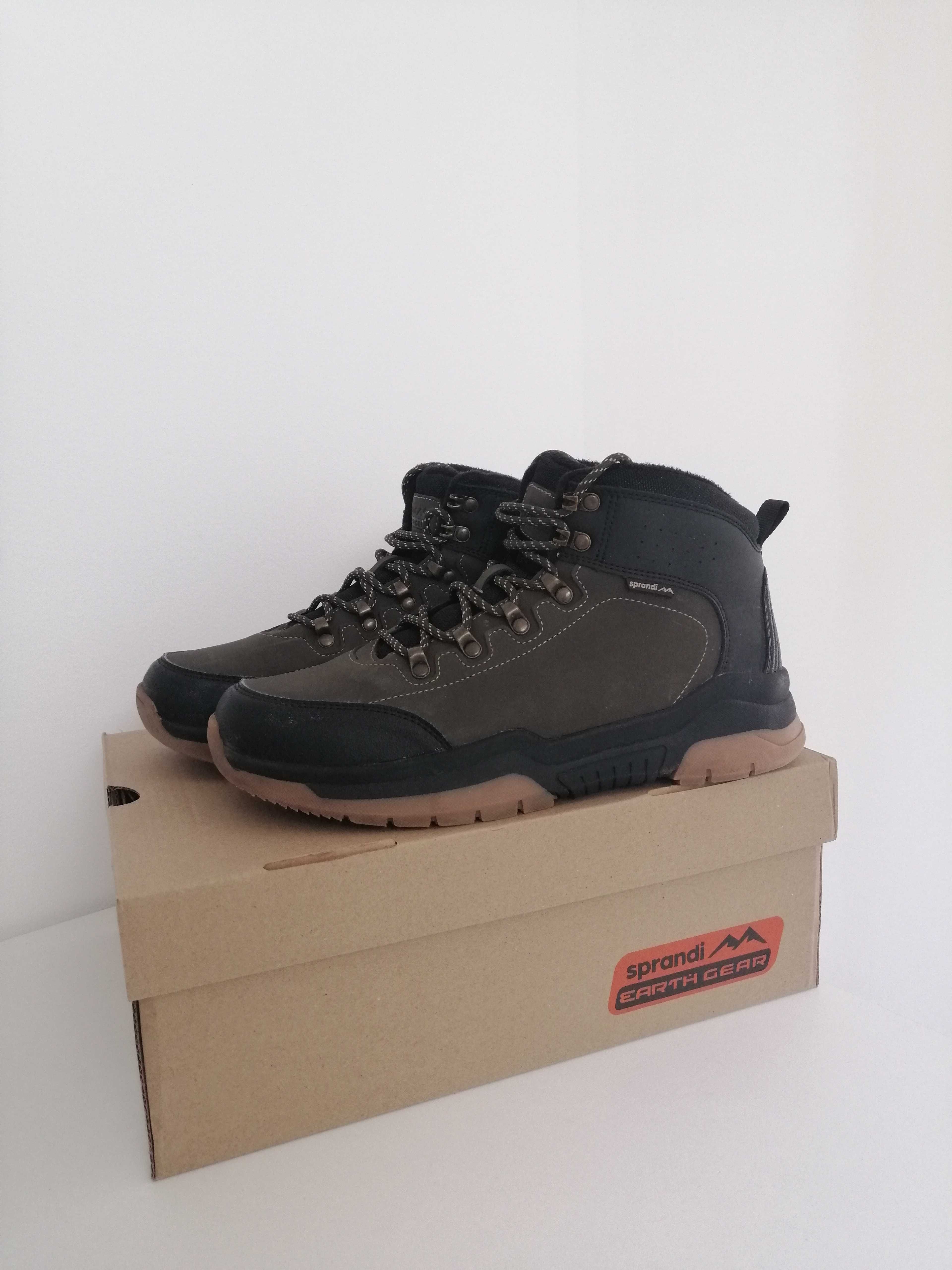 Buty zimowe SPRANDI EARTH GEAR khaki rozm.41