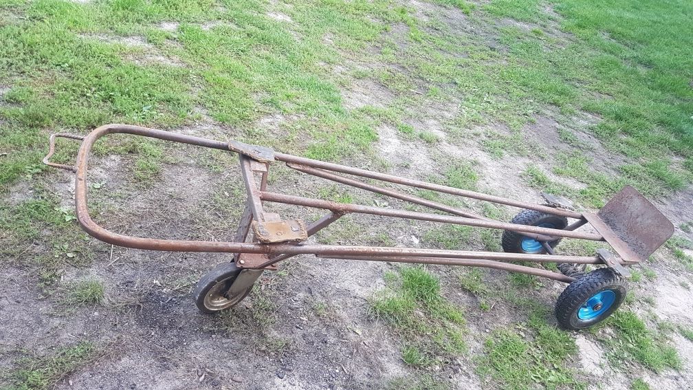 Wózek transportowy 3 kołowy nowe koła