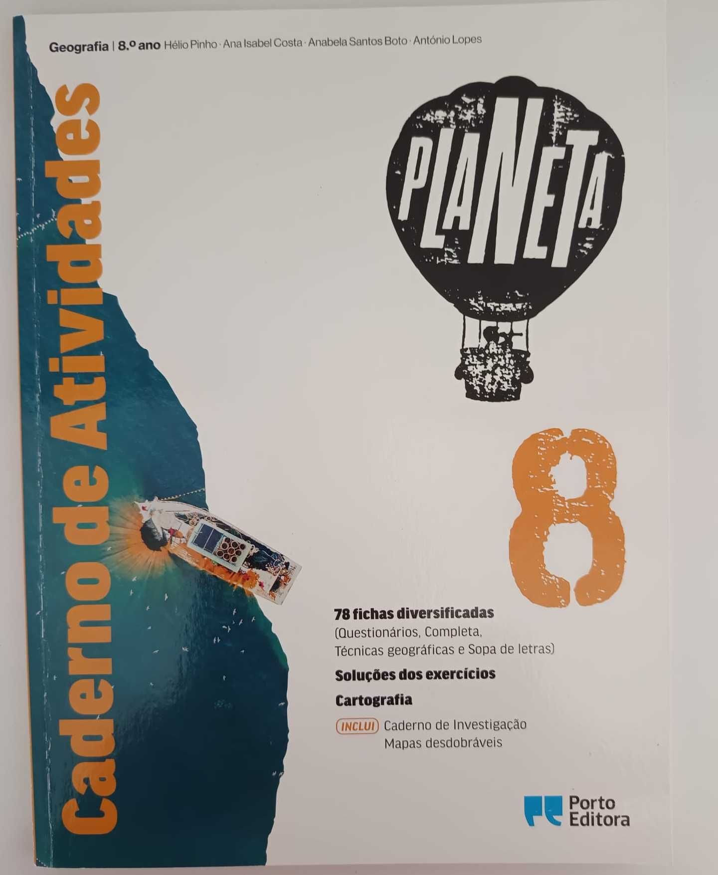 Caderno de atividades "Planeta 8"