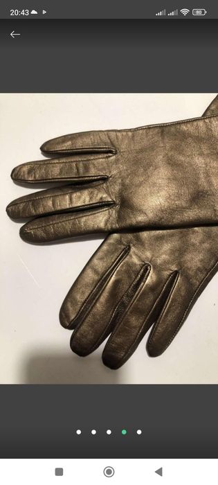 Рукавички з натуральної шкіри