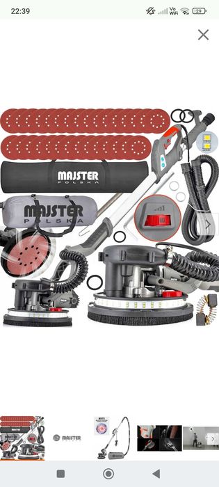 Żyrafa do gładzi tynków.