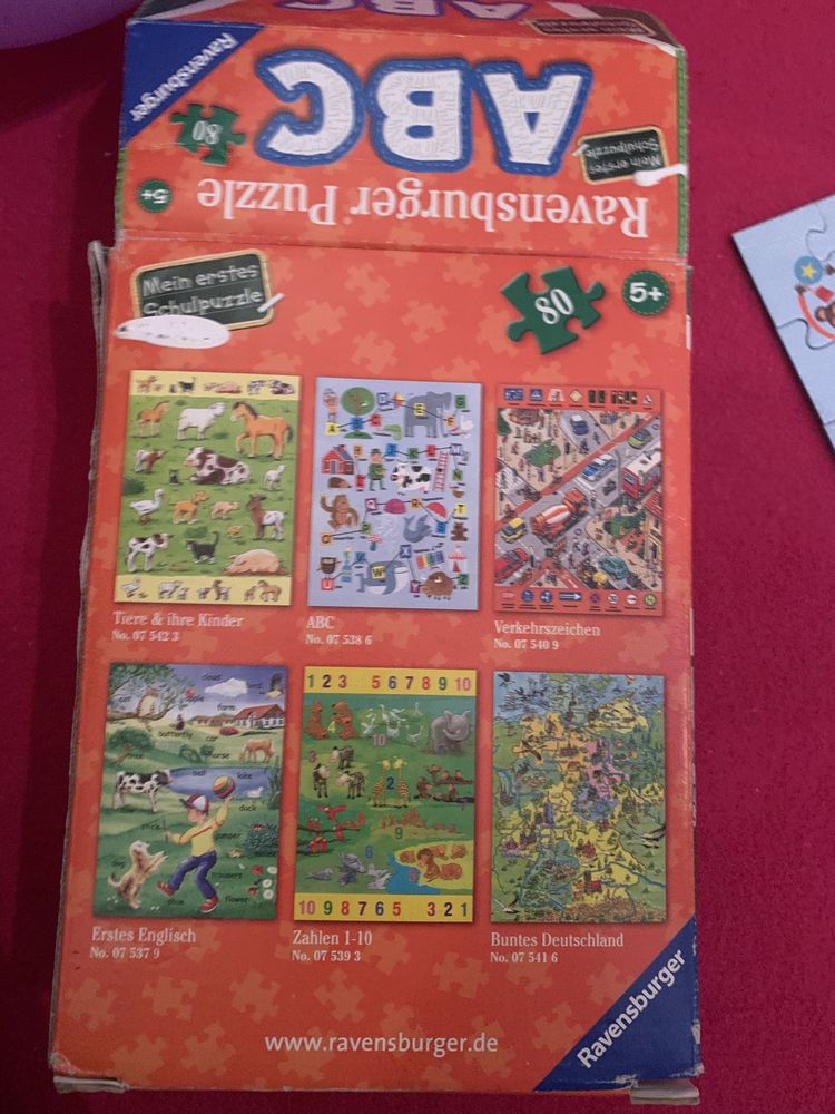 Пазл Ravensburger (5+) 80 элементов