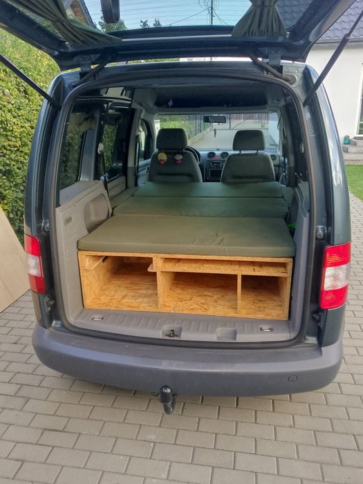 VW caddy Łuzko zabudowa kempingowa camper