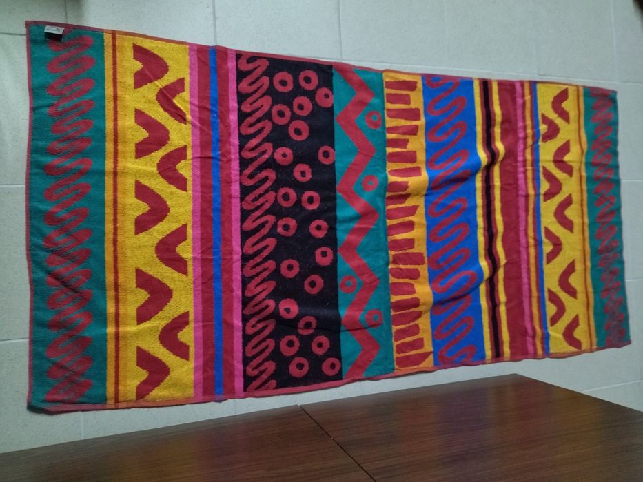 Toalha de praia colorida